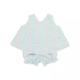 The Beaufort Bonnet Company - Sir Proper's Preppy Plaid Susanne Swing Top Set - Ric Rac