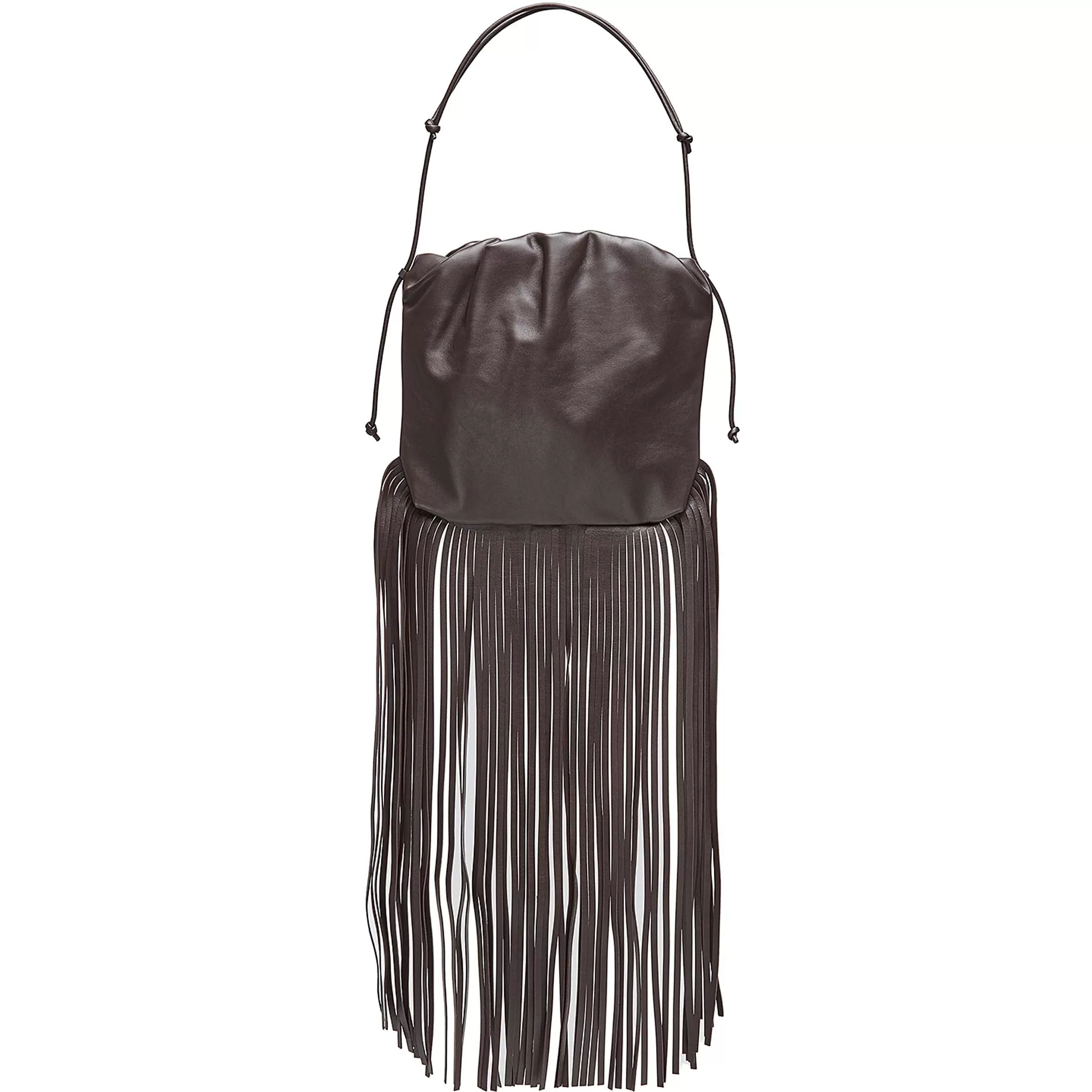 The Fringe Pouch Tote, Fondente/Gold