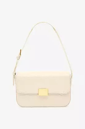 THE MINI SHOULDER BAG - CREAM