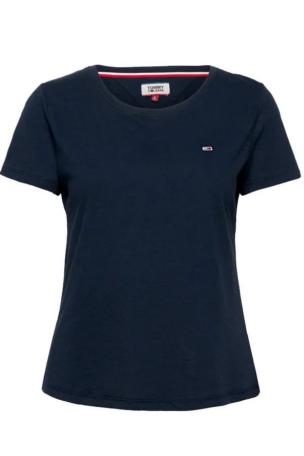 Tommy Hilfiger Women Regular Logo Tee Navy