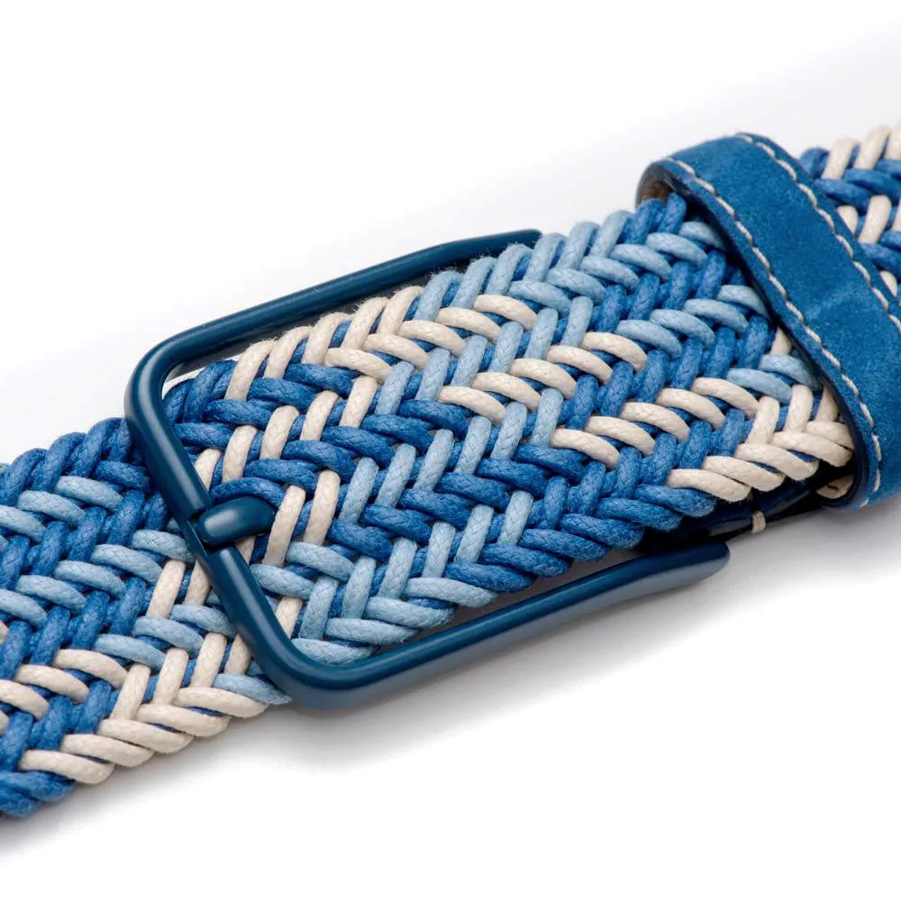 Tricolor Braided Belt