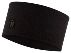 Unisex Buff Merino Wide Headband Black