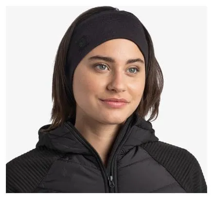 Unisex Buff Merino Wide Headband Black