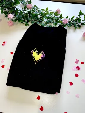 Valentines - Flaming Heart Sweatshirt