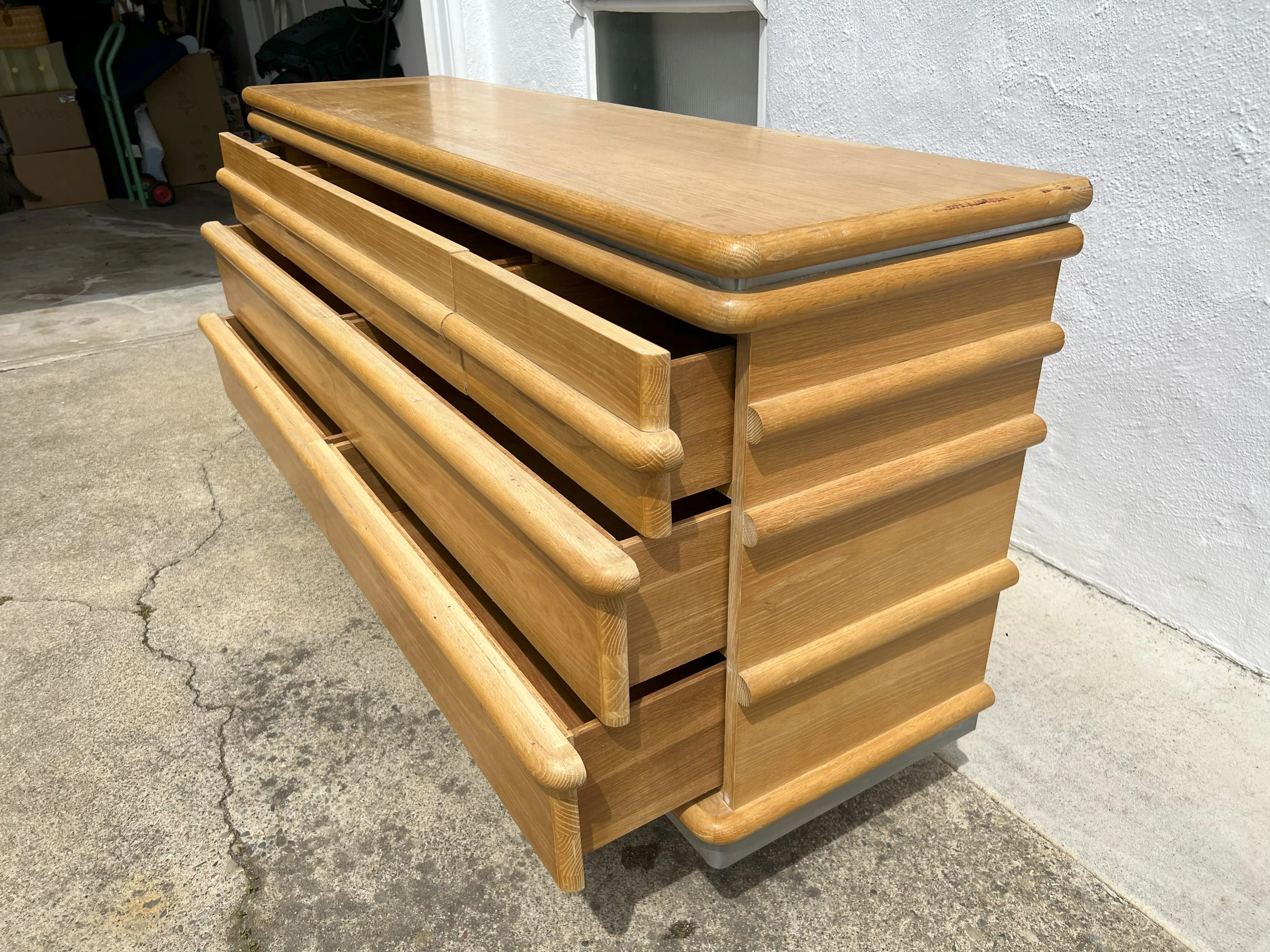 Vintage Jay Spectre Cerused Oak Dresser (Jay Spectre for Century Furniture) #2