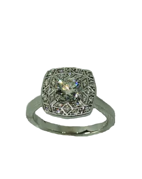 Vintage Style Diamond Ring