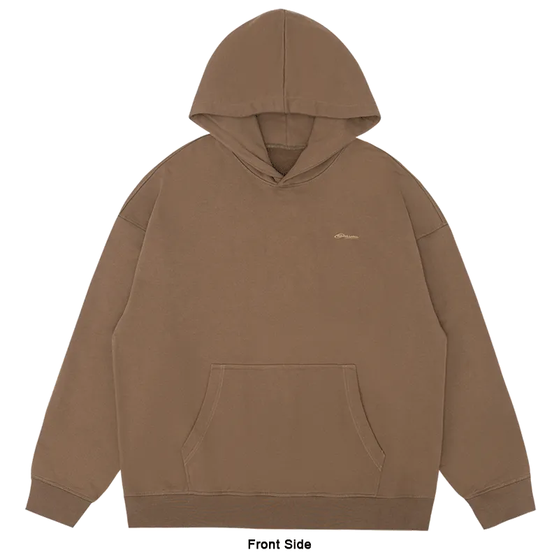 [Welcome Special] Off The Label brown reversible hoodie