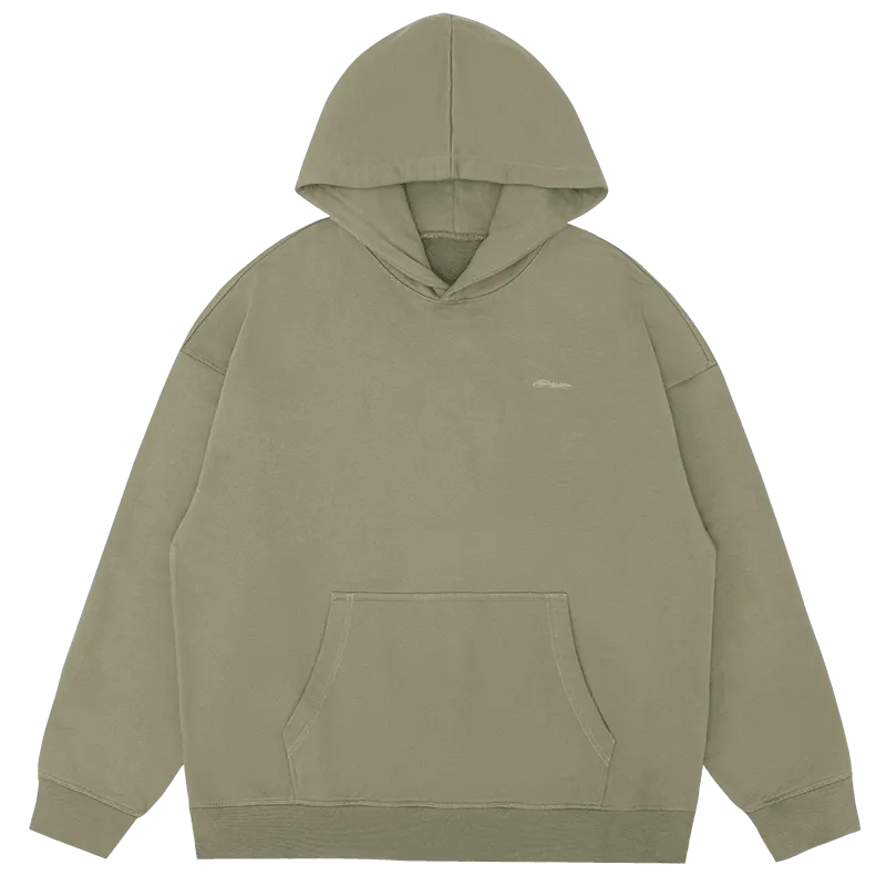 [Welcome Special]  Off The Label olive green reversible hoodie