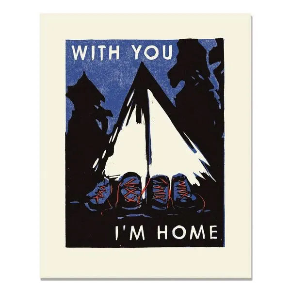 With You I'm Home Print (8 x 10)