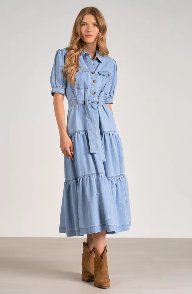 Wyatt Dress -- Denim