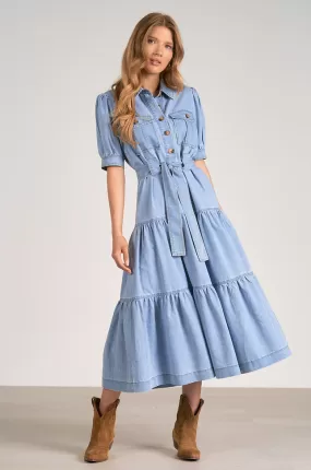 Wyatt Dress -- Denim